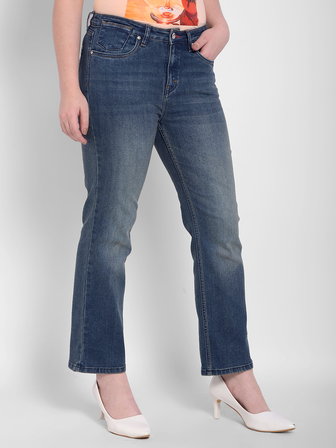 Numero Uno Women Solid Blue Jeans